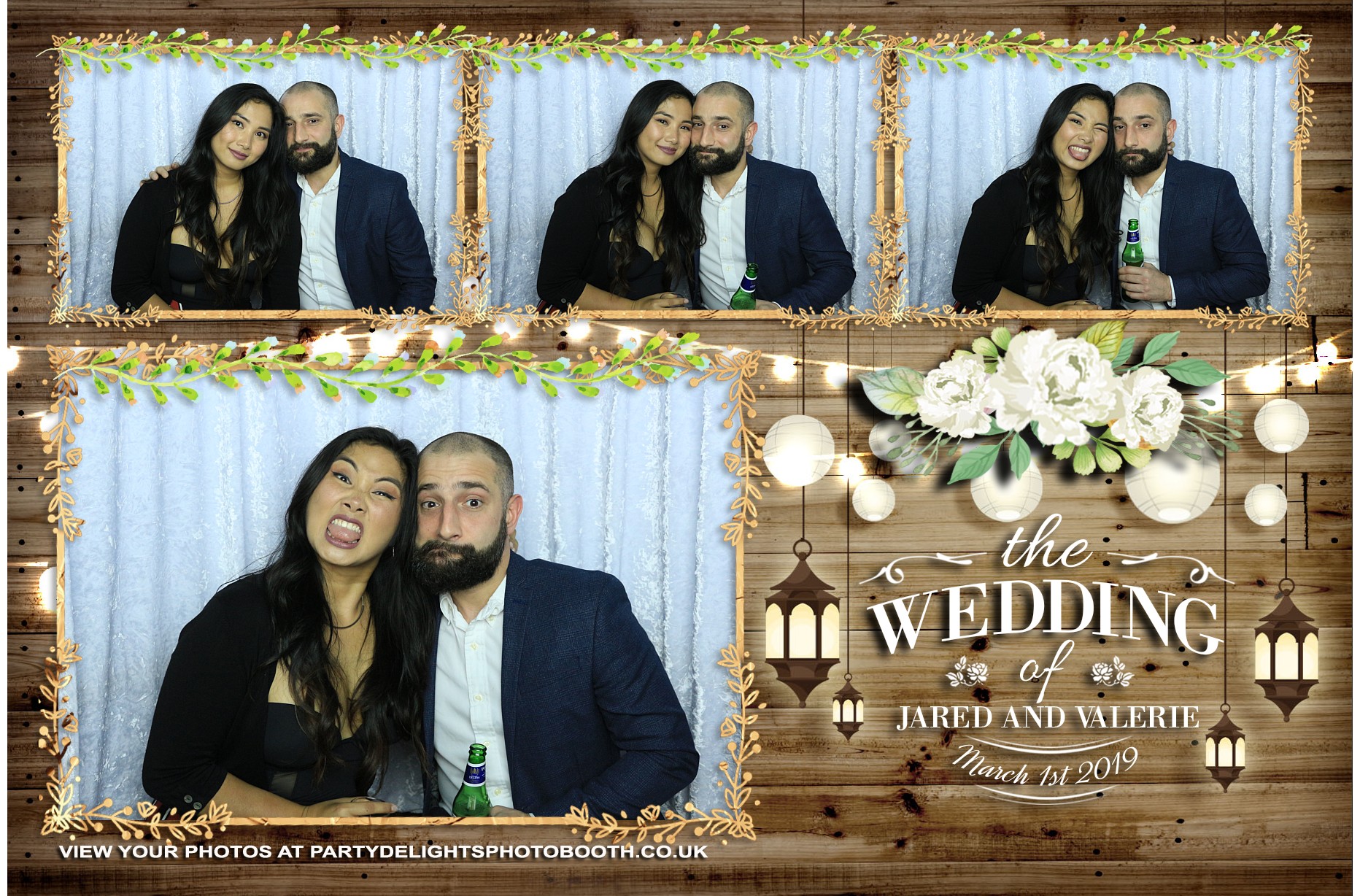 Jared and Valerie’s Wedding - Prints | View more photos from the event at gallery.partydelightsphotobooth.co.uk/u/PartyDelightsPhotoBooth/Jared-and-Valerie’s-Wedding-Prints